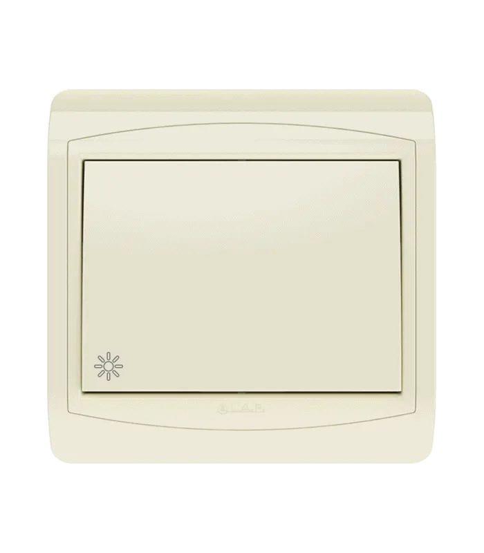 Poussoir à bascule non lumineux