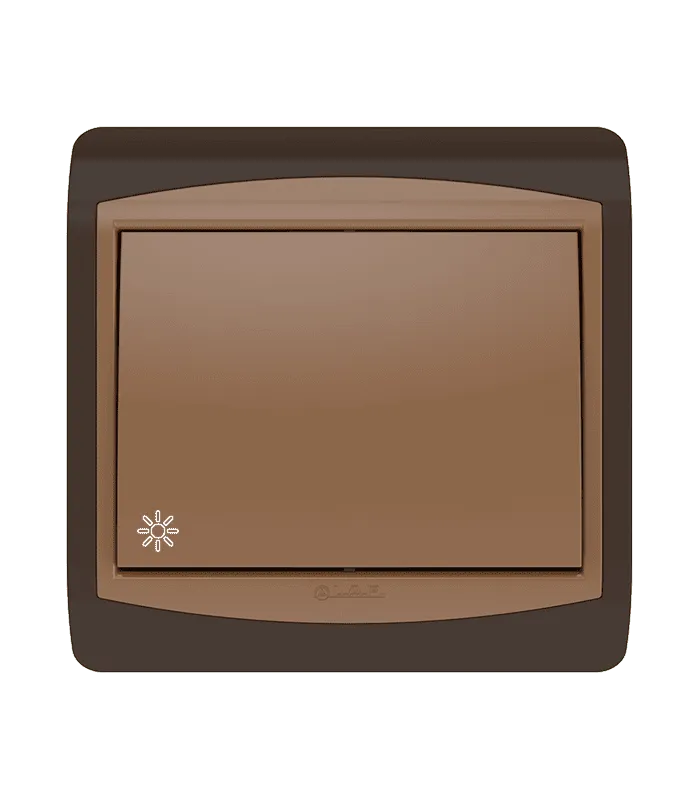 Poussoir à bascule non lumineux