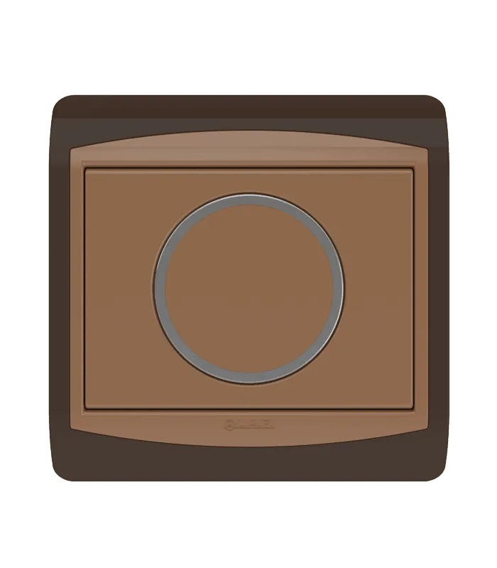 Poussoir rond non lumineux