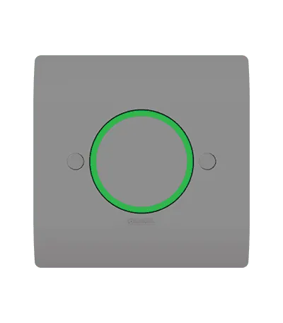 Poussoir rond lumineux LED