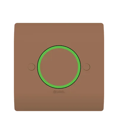 Poussoir rond lumineux LED