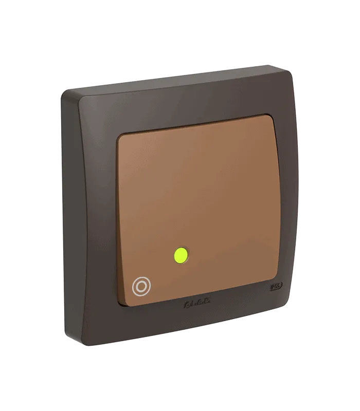 Poussoir à bascule lumineux LED