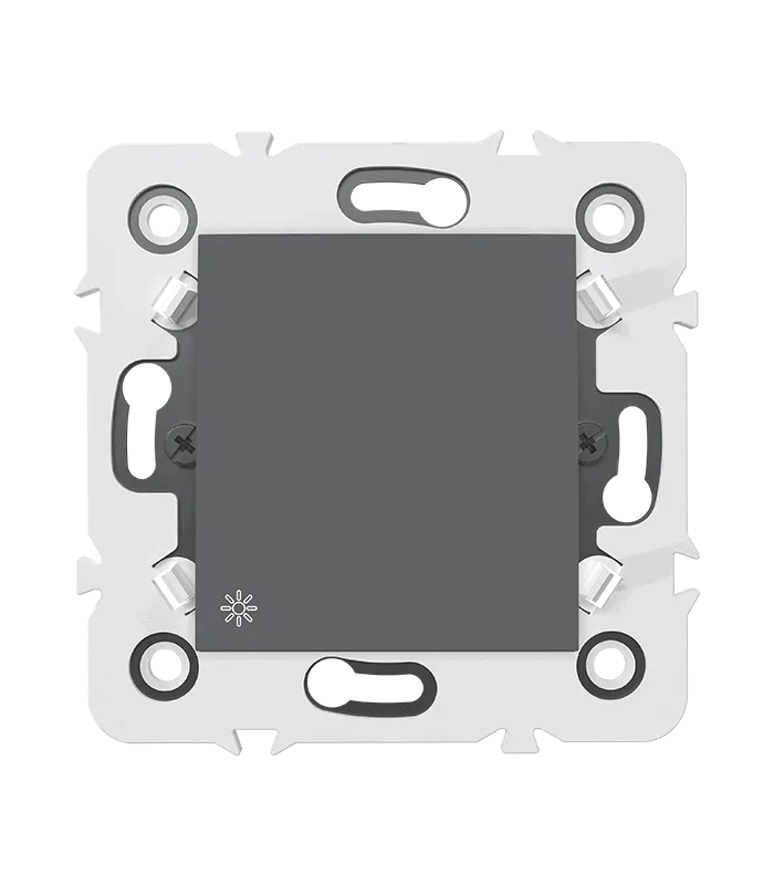 Poussoir à bascule non lumineux