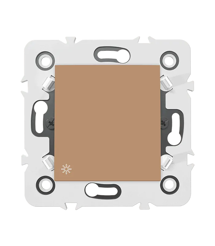 Poussoir à bascule non lumineux