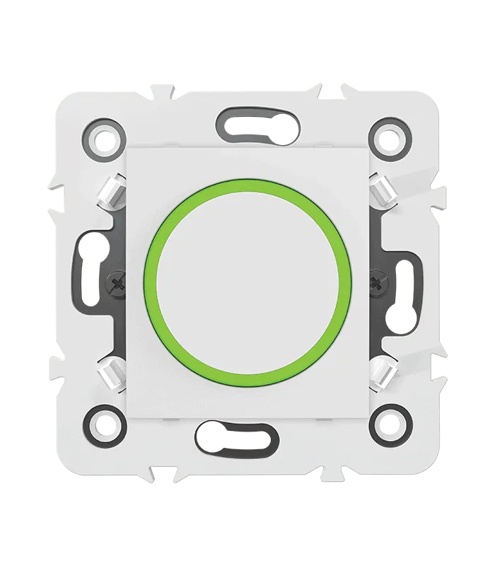 Poussoir rond lumineux LED