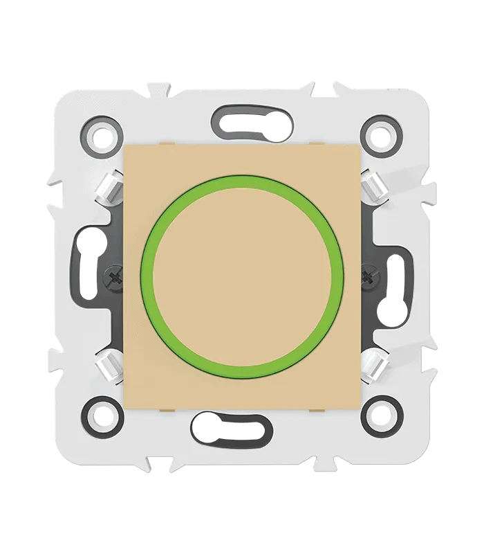 Poussoir rond lumineux LED