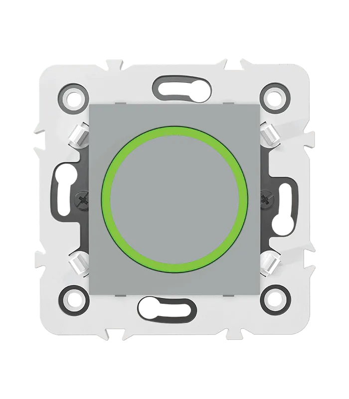 Poussoir rond lumineux LED