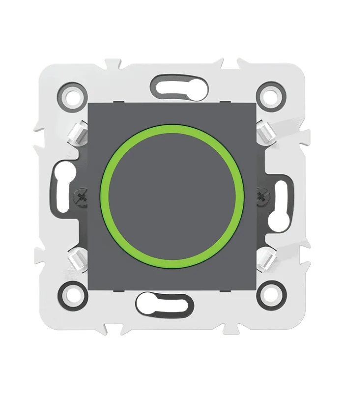 Poussoir rond lumineux LED