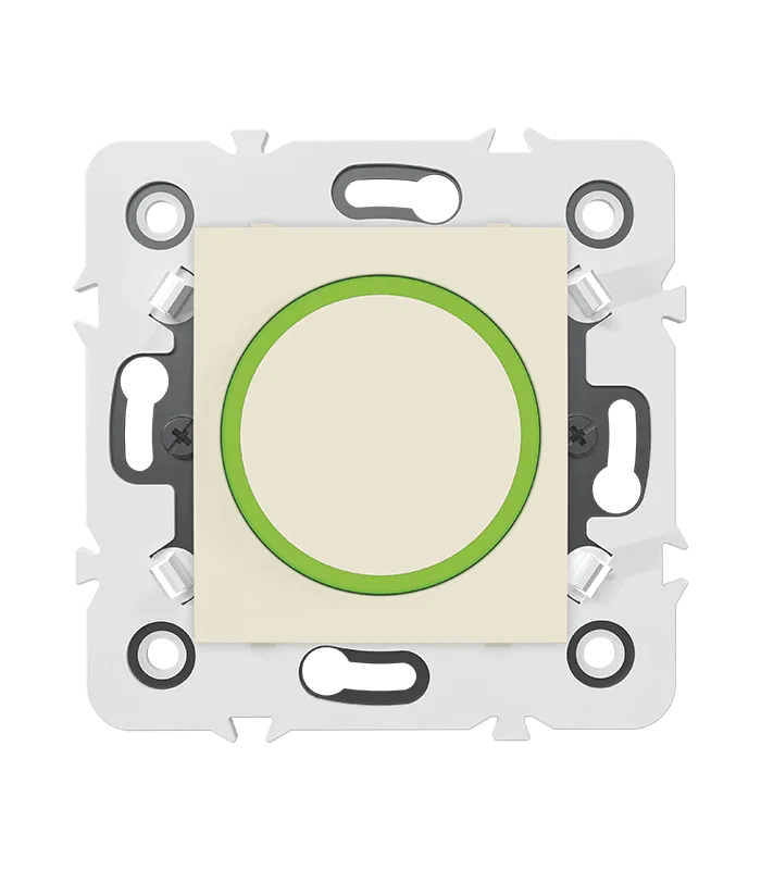 Poussoir rond lumineux LED