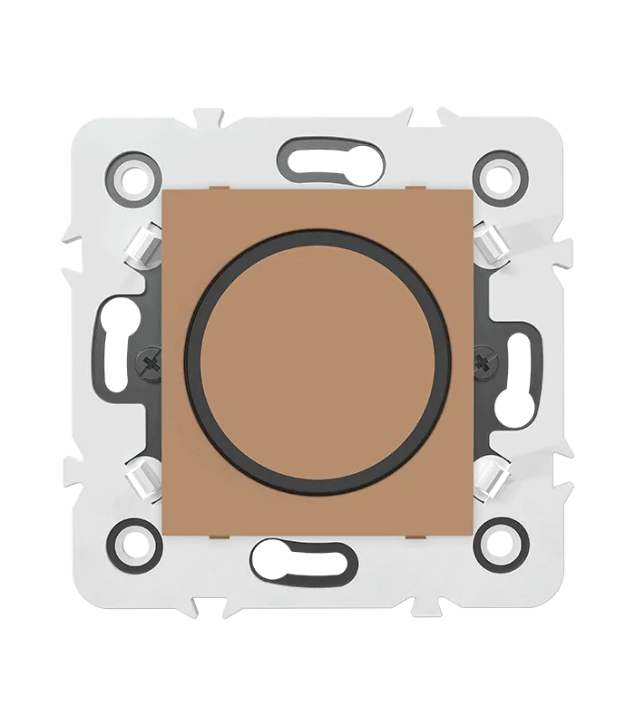 Poussoir rond non lumineux