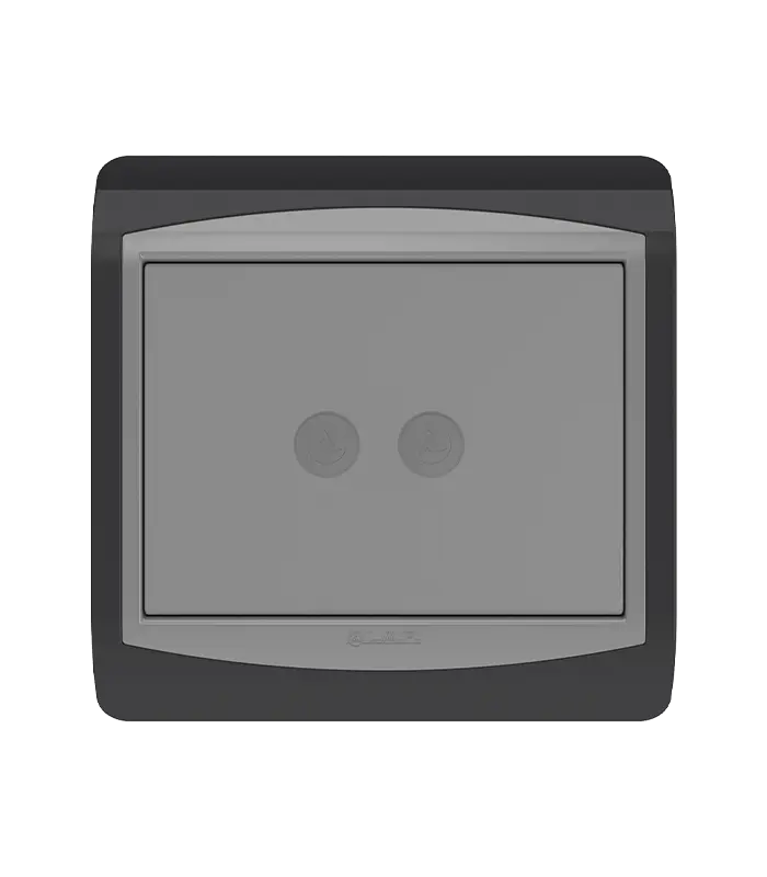 Sortie de fil double avec bouchon