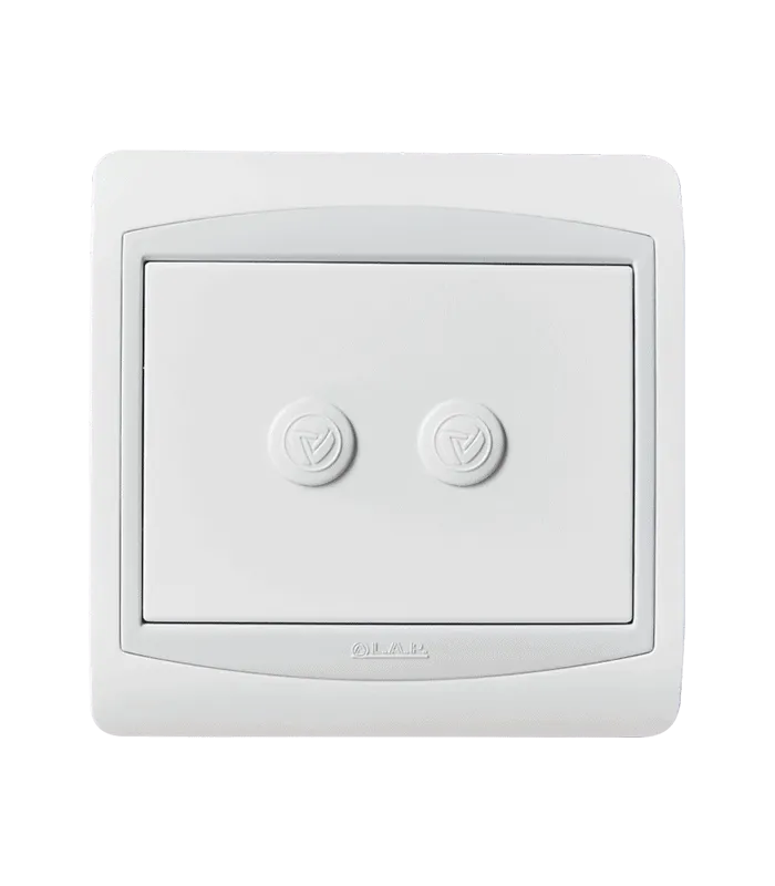 Sortie de fil double avec bouchon