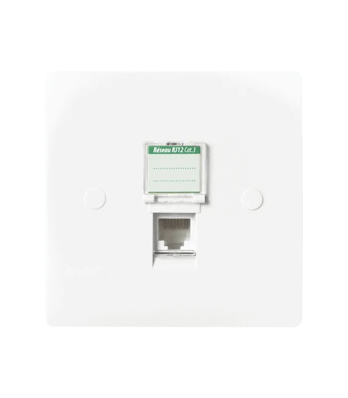 Prise RJ12 CAT.3 + obturateur