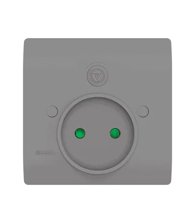 Prise de courant 2P + Sortie de fil avec bouchon