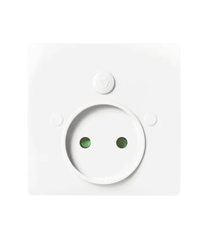 Prise de courant 2P + Sortie de fil avec bouchon