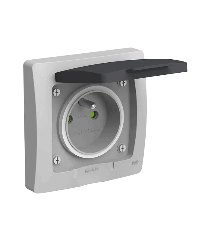 Prise de courant 2P + T