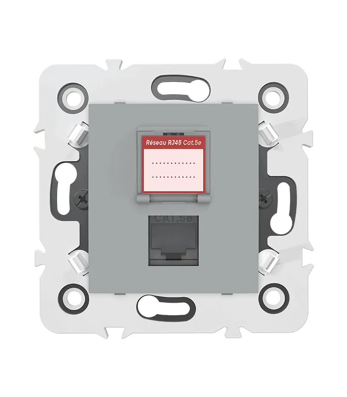 Prise RJ45 CAT.5e + obturateur