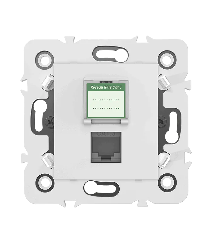 Prise RJ12 CAT.3 + obturateur