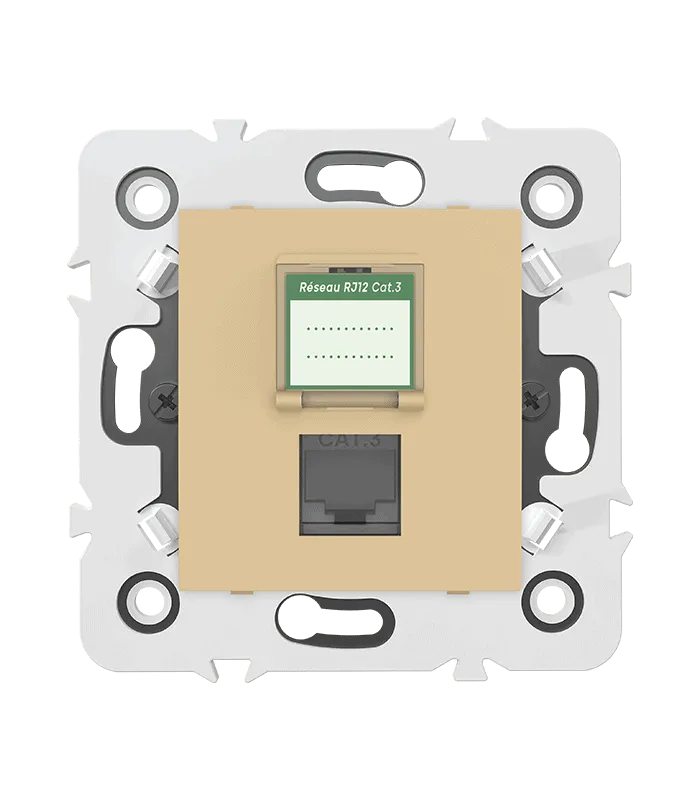 Prise RJ12 CAT.3 + obturateur