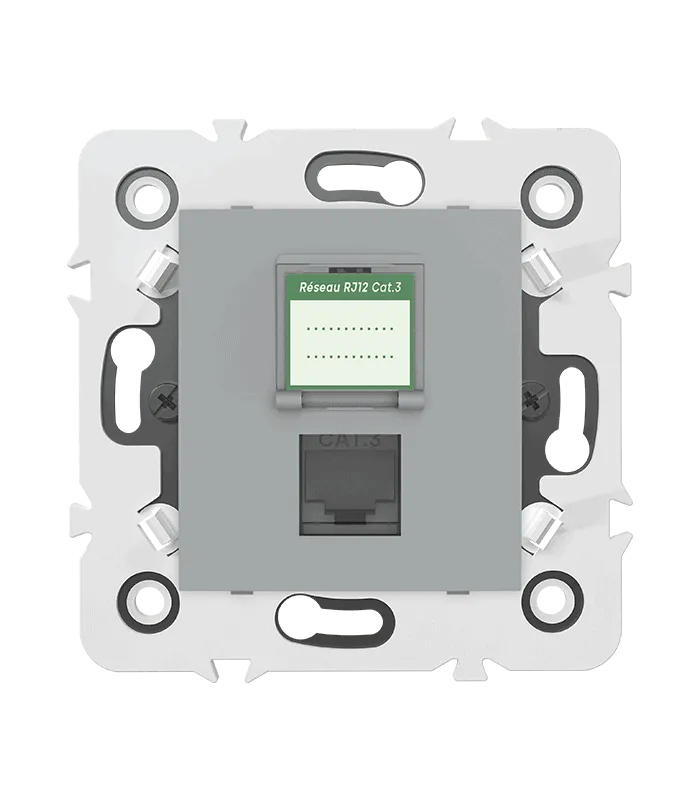 Prise RJ12 CAT.3 + obturateur