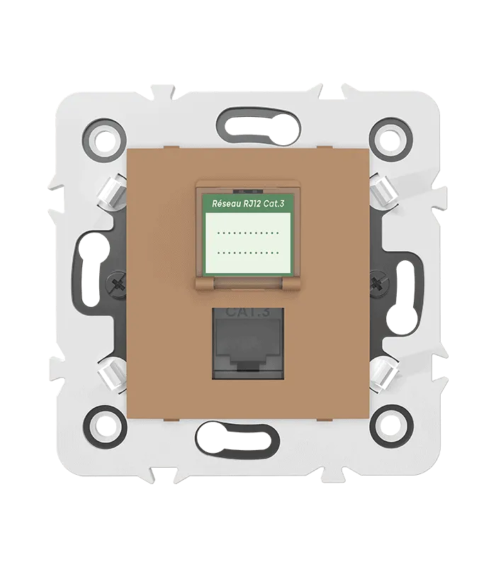 Prise RJ12 CAT.3 + obturateur
