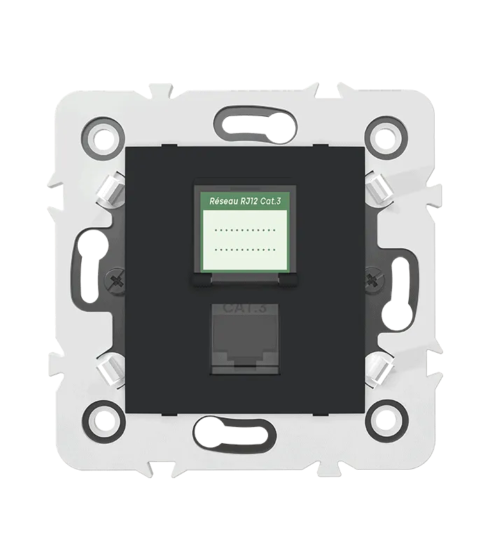 Prise RJ12 CAT.3 + obturateur