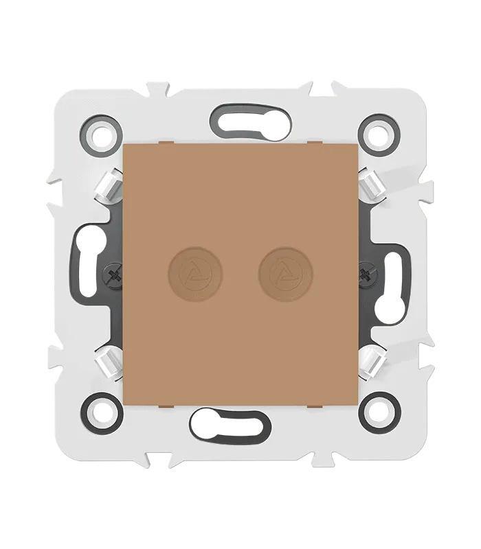 Sortie de fil double avec bouchon