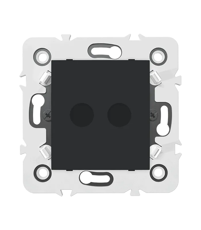 Sortie de fil double avec bouchon