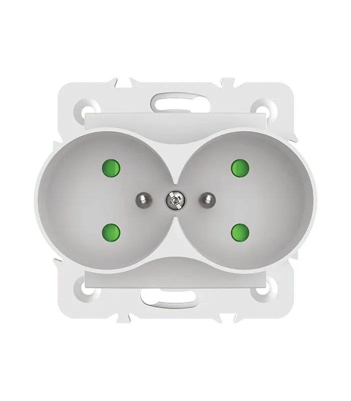 Double Prise 2 P + TERRE