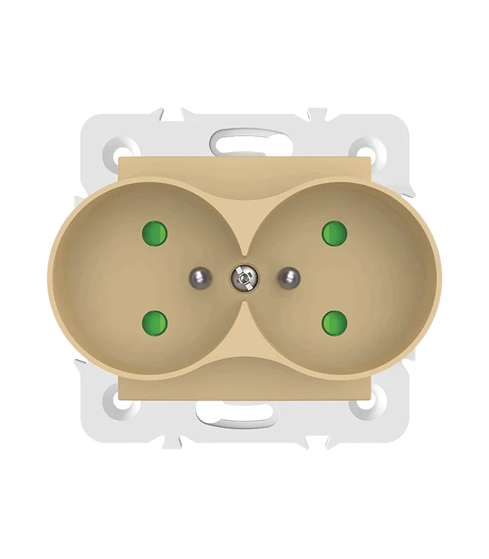 Double Prise 2 P + TERRE