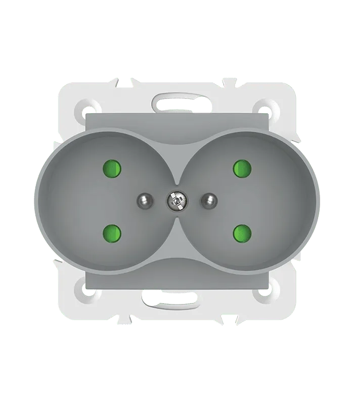 Double Prise 2 P + TERRE
