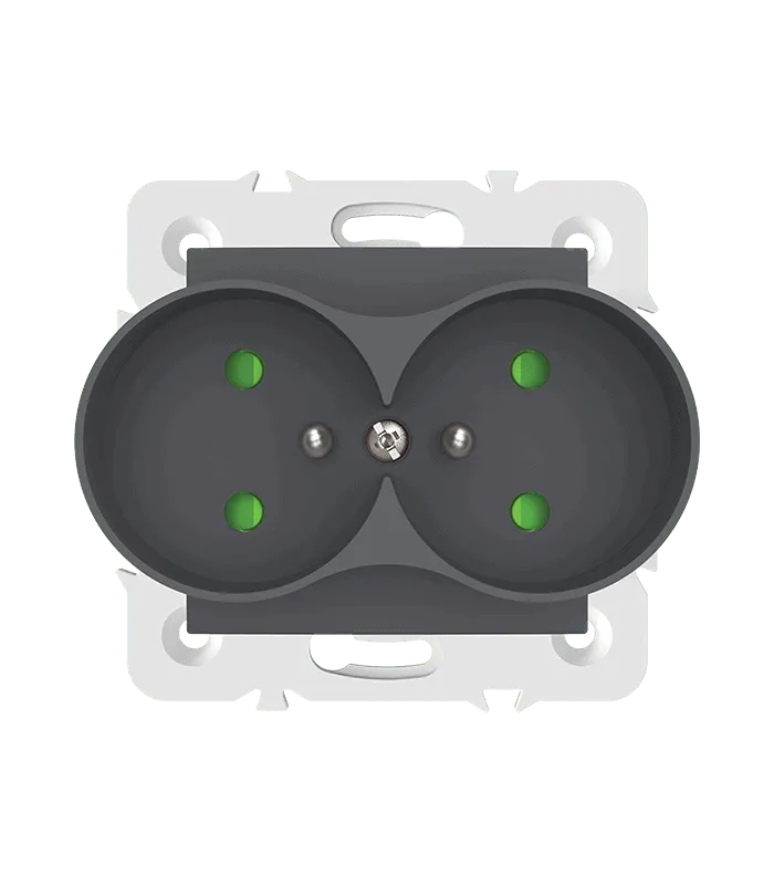 Double Prise 2 P + TERRE