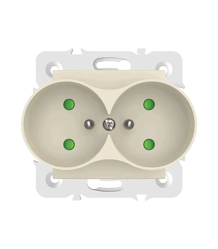 Double Prise 2 P + TERRE