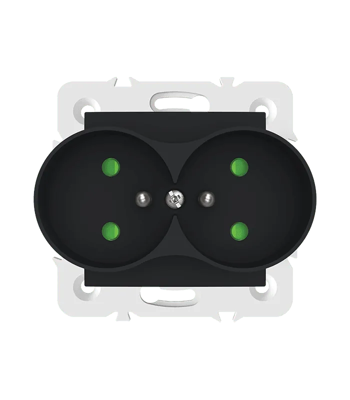 Double Prise 2 P + TERRE